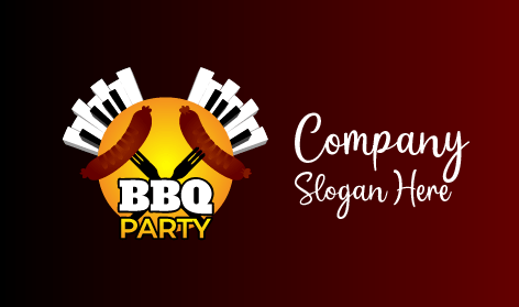 Logo Für Leckere Bbq-partys