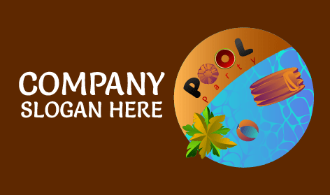Logo Pesta Kolam Renang Musim Panas