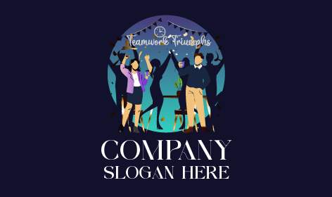 Logo Pesta Kemenangan Kerja Sama Tim