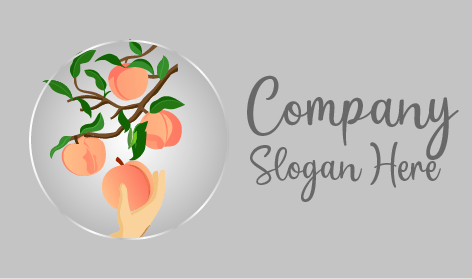 Fresh Fruity Peach Logo