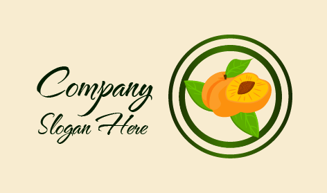 Fresh Peach Grocery Logo