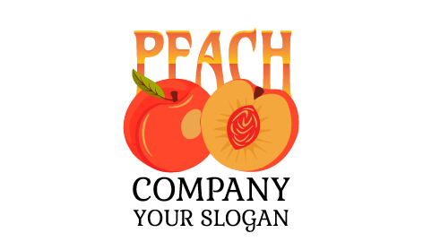 Large Spot Peach Logo