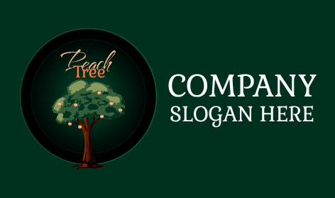 Ripened Peach Tree Logo