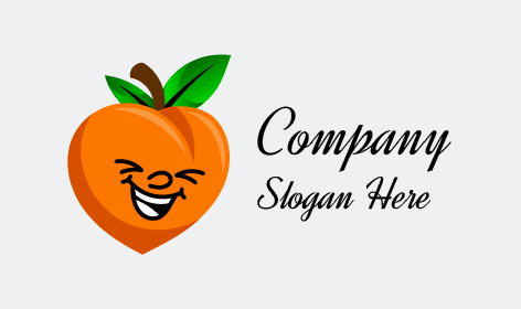 Small Laughing Peach Logo