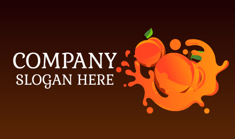Tangy Peach Splash Logo