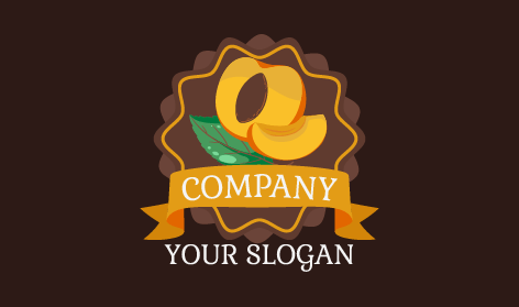 Yellow Gradient Peach Logo