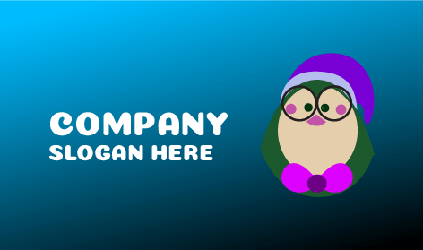 Logo Carino Del Pinguino Paffuto