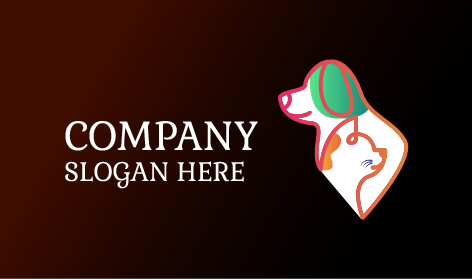 Logotipo De Armonía Entre Perros Y Gatos