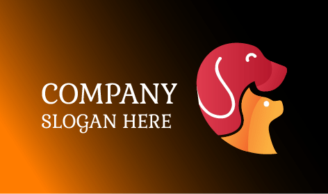 Logotipo De Perro Y Gato De Fur Mates