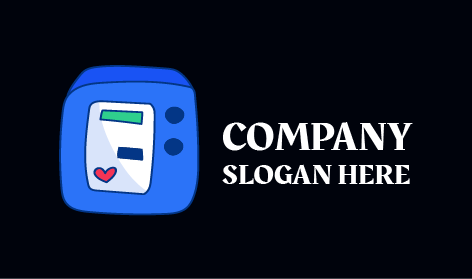 Blue Glucometer Pharmaceutical Logo