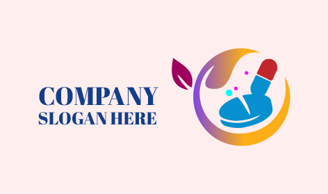 Blue Tablet Pharmaceutical Logo