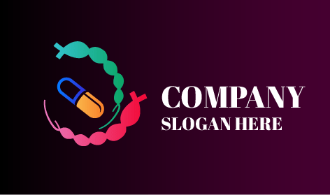 Logotipo Farmacéutico De La Píldora De Cadena