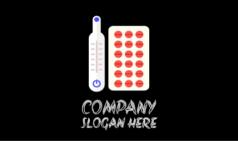 Termometro Febbre Logo Farmaceutico