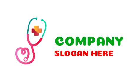 Stethoskop Kreuz Pharma Logo