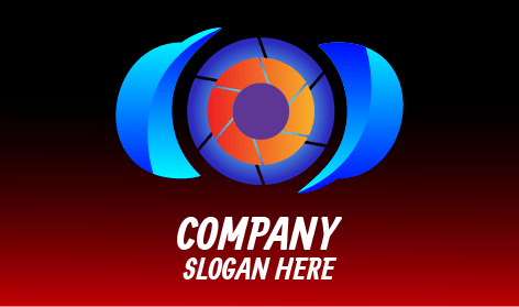 Logo De Photographie à Ouverture Brillante