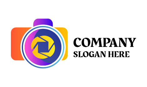 Logo De Photographie à Obturateur Jaune