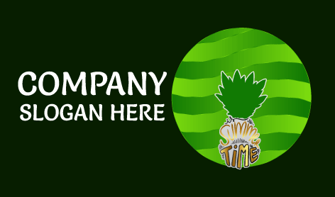 Logo De La Couronne D'ananas Verte