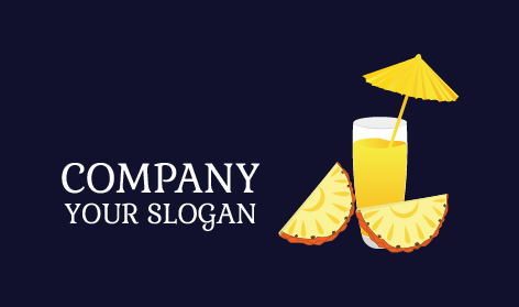 Pineapple Fresh Drink Logo