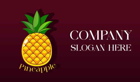 Pineapple Fruit Pin Logo