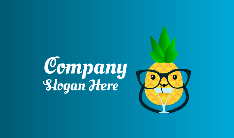 Pineapple Soft Drink Logo