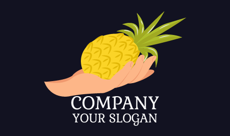 Tangy Flavor Pineapple Logo