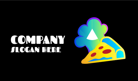 Logo Für Pizzaspezialitäten Vom Küchenchef