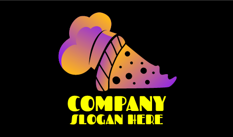 Ünlü Pizza Lokantası Logosu