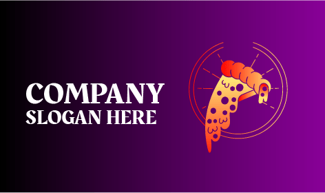 Oozing Cheese Pizza Logo