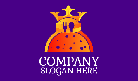 Logotipo De Vajilla De Pizza Real