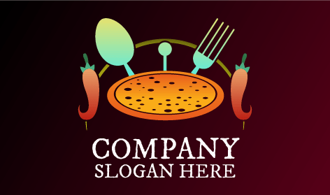 Baharatlı Lokanta Pizza Logosu
