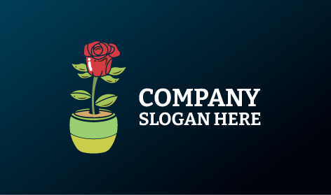 Kokulu Gül Bitkisi Logosu