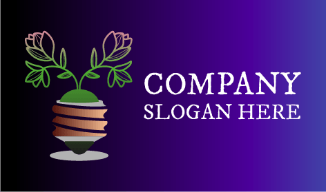 Intertwined Rose Plant Logo