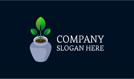 Logo Per Pianta In Vaso Lilla