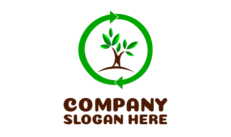 Logo Tanaman Hijau Yang Dilindungi