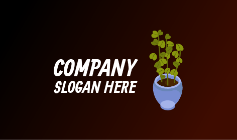 Küçük Dekoratif Bitki Logosu