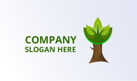 Tree Trunk Plant Logo