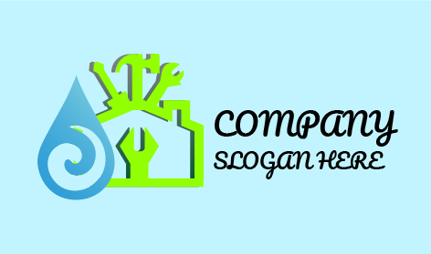 Logotipo De Plomería Para El Cuidado Del Hogar