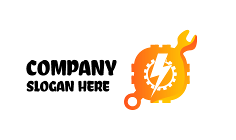 Logotipo De Plomería De Iluminación De Truenos