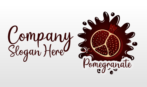 Chocolate Flavoured Pomegranate Logo