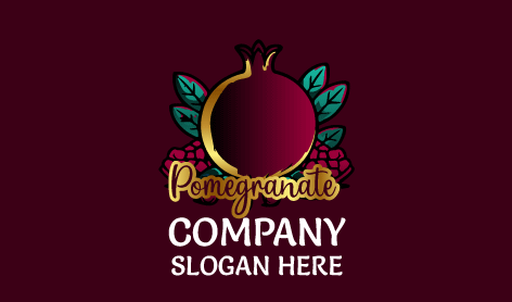 Magnificent Purple Pomegranate Logo