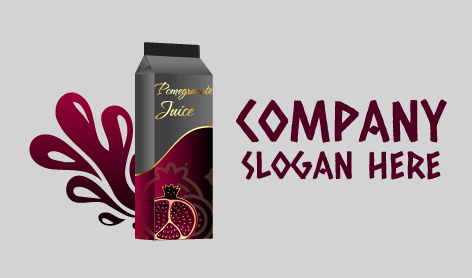 Pomegranate Juice Pack Logo
