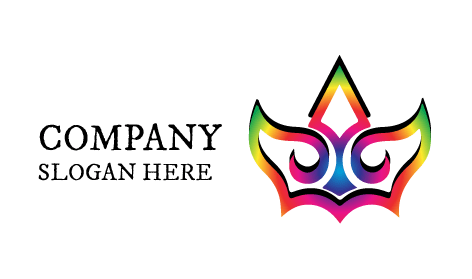 Logotipo De Reina Corona Colorida