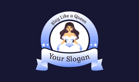 Logotipo De Reina Animado Adorable