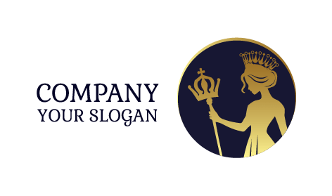 Elegante Logotipo De La Reina Conquistadora