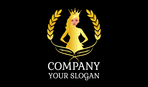 Logotipo Encantador De La Reina Real