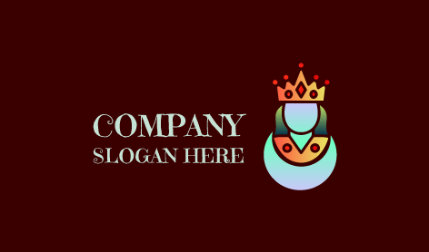 Logotipo De Reina De Piedras De Lujo