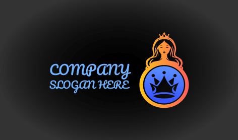 Logotipo De Reina De Belleza Imbatible