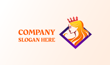 Logotipo De Reina Visualmente Vibrante