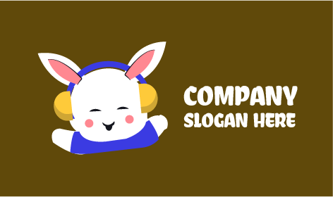 Logotipo Del Conejo Sonriente Blanco De Florida