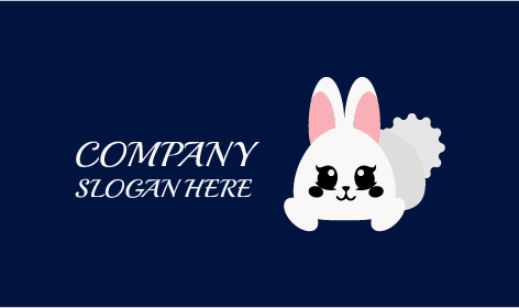 Logotipo De Conejo De Belleza Glamorosa